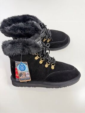 New Lamo Lace-Up Suede Boots Linden 8